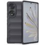 Mobigear Bumpy HONOR 70 Hülle Flexibles TPU Backcover - Dark Grey