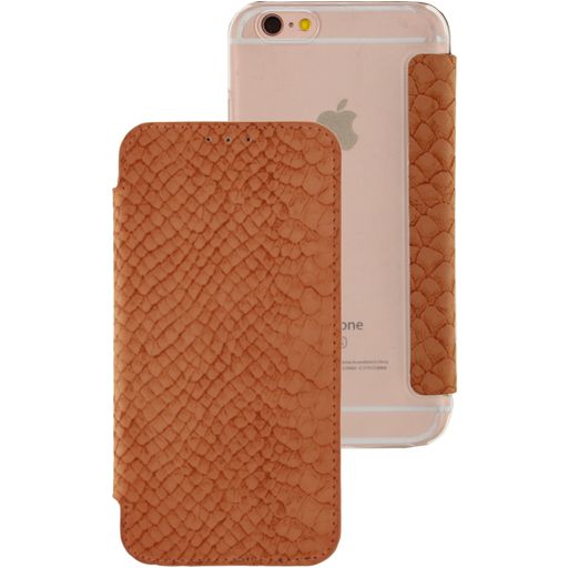 Mobilize Slim Booklet iPhone 6s Hülle Klapphülle - Snake Apricot