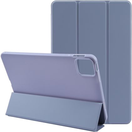 Mobigear Tri-Fold Gel iPad Air 11 Zoll (2025) Hülle TPU,Kunstleder Klapphülle - Lila