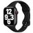 Mobigear Sport Slim Silikon Apple Watch Armband Pin-and-Tuck-Verschluss - 49/46/45/44 mm - Schwarz