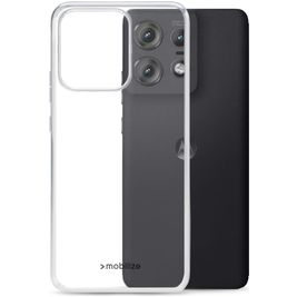 Mobilize Gelly Durchsichtig Motorola Edge 50 Pro Hülle Flexibles TPU Backcover - Transparent