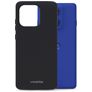 Mobilize Rubber Gelly Motorola Edge 60 Pro Hülle Flexibles TPU Backcover - Schwarz
