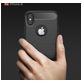 Mobigear Brushed Slim iPhone XS Hülle Flexibles TPU Backcover - Rot