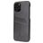 Fierre Shann Premium Card iPhone 12 Pro Hülle Backcover mit Kartenhalter - Grau
