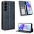 Mobigear Sensation Samsung Galaxy A35 Klapphülle Portemonnaie - Blau