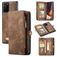 Caseme 008 Samsung Galaxy Note 20 Ultra Hülle Abnehmbare 2in1 Klapphülle Geldbörse - Braun