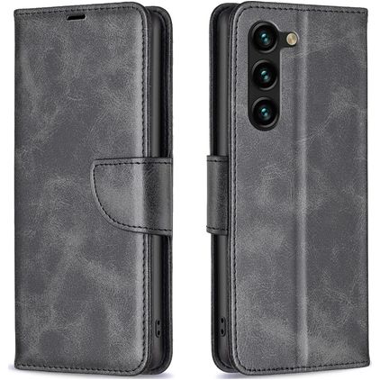 Mobigear Excellent Samsung Galaxy S24 Plus Hülle Klapphülle Geldbörse - Schwarz