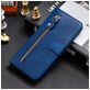 Mobigear Zipper iPhone 17 Pro Hülle Klapphülle Geldbörse - Blau