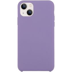 Mobigear Rubber Touch iPhone 15 Silikon Hülle Backcover - Lila