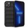 Mobigear Bumpy iPhone 14 Plus Hülle Flexibles TPU Backcover - Schwarz