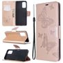Mobigear Butterfly Samsung Galaxy S20 Plus Hülle Klapphülle Geldbörse - Roségold