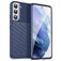 Mobigear Groove Samsung Galaxy S23 Hülle Flexibles TPU Backcover - Blau