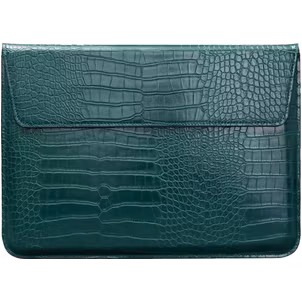 Mobigear Envelope Croco Laptop Sleeve (max 23 cm x 33 cm) Laptop Hülle - Grün