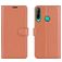 Mobigear Classic Huawei P40 Lite E Hülle Klapphülle Geldbörse - Braun