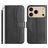 Mobigear S Line iPhone 17 Pro Max Hülle Klapphülle Geldbörse - Schwarz
