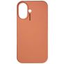 Nudient Base iPhone 16 Plus Silikon Hülle Backcover - Peach Orange