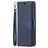Mobigear Excellent Samsung Galaxy S21 Hülle Klapphülle Geldbörse - Blau