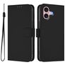 Mobigear Urban Wallet iPhone 16 Hülle Klapphülle Geldbörse - Schwarz