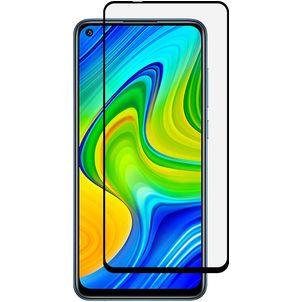 Mobigear Premium Xiaomi Redmi Note 9 Panzerglas Gehärtetes Glas Displayschutz - Hüllenfreundlich - Schwarz
