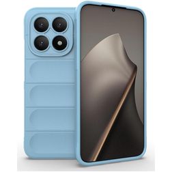 Mobigear Bumpy Xiaomi 15T Hülle Flexibles TPU Backcover - Blau