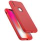 Mobigear FlexGuard iPhone XS Hülle Flexibles TPU Backcover - Rot