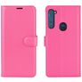 Mobigear Classic Motorola One Fusion Plus Hülle Klapphülle Geldbörse - Magenta