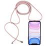 Mobigear Lanyard iPhone 11 Flexibles TPU Handykette - Transparent / Roségold