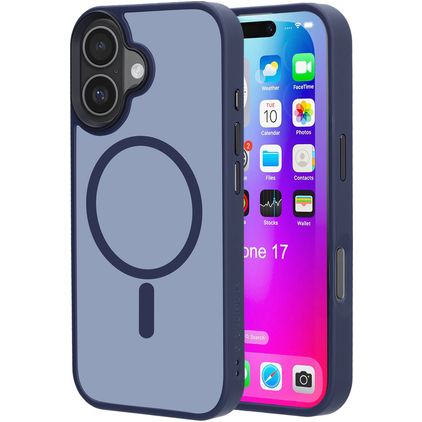 Mobiparts Hardcover iPhone 17 MagSafe Hülle Hardcase Backcover - Satin Blue