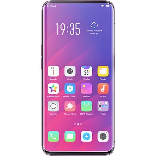 Mobigear OPPO Find X Panzerglas Gehärtetes Glas Displayschutz - Hüllenfreundlich