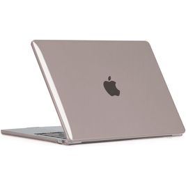 Mobigear Crystal Case MacBook Air 13 Zoll (2022-2026) Hardcase Hülle MacBook Case - Grau - Model A2681 / A3113 / A3240 / A3449