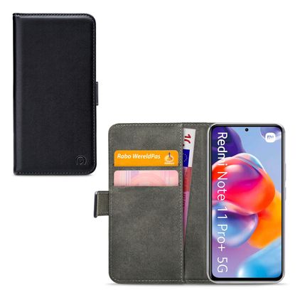 Mobilize Classic Gelly Wallet Xiaomi Redmi Note 11 Pro Plus 5G Klapphülle Portemonnaie - Schwarz