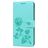 Mobigear Roses Samsung Galaxy A10 Hülle Klapphülle Geldbörse - Türkis