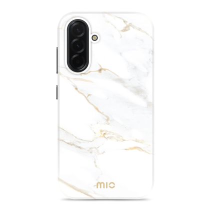 MIO Samsung Galaxy A56 MagSafe Hülle Hardcase Backcover - White Marble