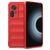 Mobigear Bumpy Xiaomi 12T Hülle Flexibles TPU Backcover - Rot