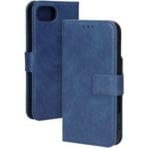 Mobiparts Classic Wallet iPhone 16e MagSafe Hülle Klapphülle - Steel Blue