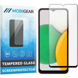Mobigear Premium Samsung Galaxy A14 Panzerglas Gehärtetes Glas Displayschutz - Hüllenfreundlich - Schwarz