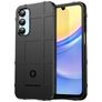 Mobigear Rugged Shield Samsung Galaxy A16 Hülle Flexibles TPU Backcover Stoßfest - Schwarz