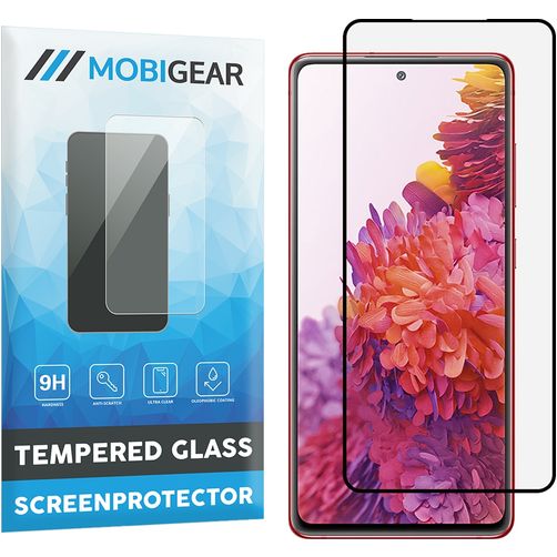Mobigear Curved Samsung Galaxy S20 FE Panzerglas Displayschutz - Hüllenfreundlich - Schwarz