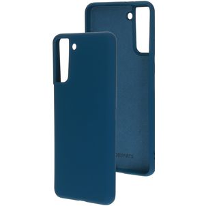 Mobiparts Samsung Galaxy S21 Plus Silikon Hülle Backcover - Blueberry Blue
