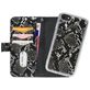 Mobilize Magnet Zipper iPhone 7 Hülle Abnehmbare 2in1 Klapphülle Geldbörse - Schwarz