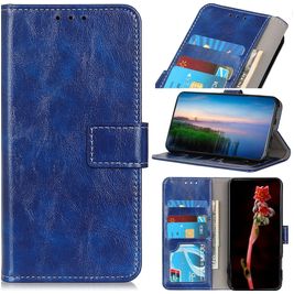 Mobigear Basic OnePlus 10T Hülle Klapphülle Geldbörse - Blau Mobigear Basic OnePlus 10T Hülle Klapphülle Geldbörse - Blau