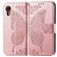 Mobigear Butterfly Samsung Galaxy Xcover 7 Klapphülle Portemonnaie - Roségold