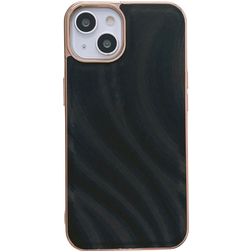 Mobigear Wavy iPhone 14 Hardcase Backcover - Schwarz