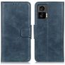 Mobigear Classy Motorola Edge 30 Neo Hülle Klapphülle Geldbörse - Blau