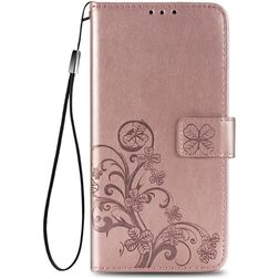 Mobigear Flowers Wallet Case Rose Gold Oppo A52 / A72