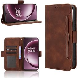 Mobigear Slide Wallet OnePlus 15 Hülle Klapphülle Geldbörse - Braun