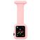 Mobigear Clip Case Krankenschwester Apple Watch Armband Pin-Verschluss - 46/45/44 mm - Pink