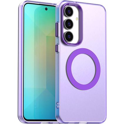 Mobigear Shockproof Samsung Galaxy S25 FE MagSafe Hülle Hardcase Backcover - Lila
