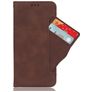 Mobigear Slide Wallet OPPO Find X9 Pro Hülle Klapphülle Geldbörse - Braun