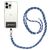 Mobigear Lanyard Universal-Handykette einstellbar - Schwarz / Blau / Babyblau